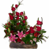 jardinera de rosas-enviar flores venezuela