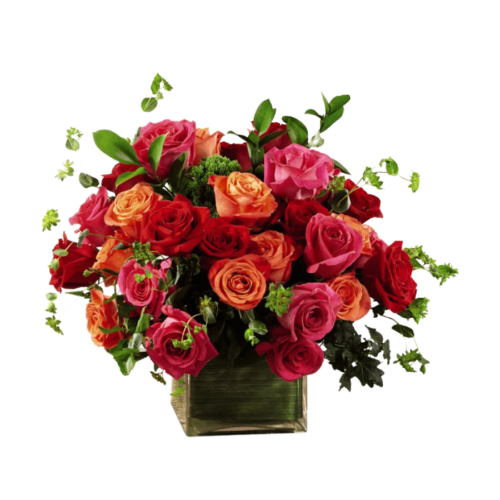 Exuberante Vida - Arreglo de Rosas Multifloral